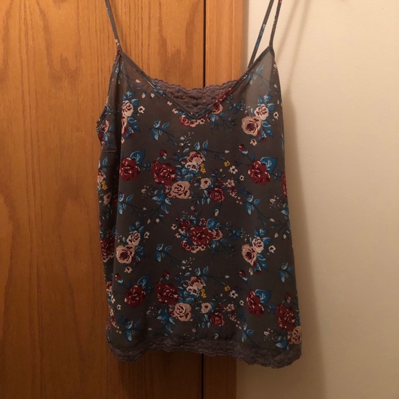 Floral Tank and Sleeveless Cover - Picture 2 of 3